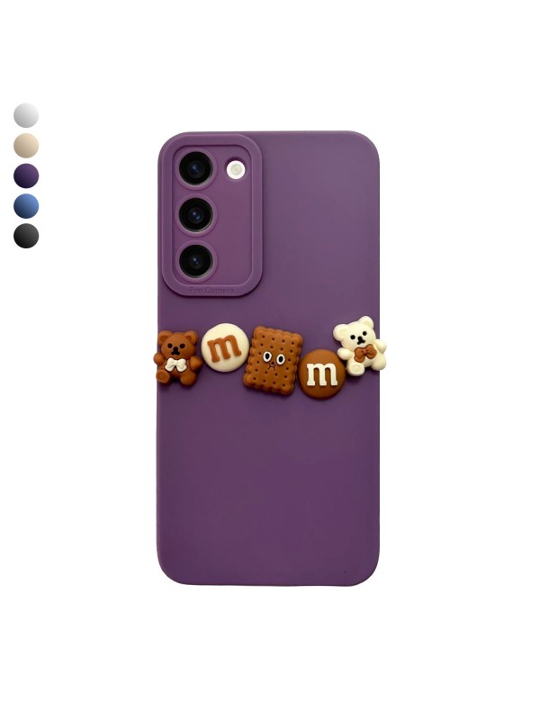 Samsung Galaxy S23 Plus Kılıf 3D M Bear Kamera Korumalı Silikon Kapak…