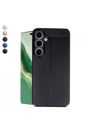 Samsung Galaxy S24 FE Kılıf Auto Focus Deri Desen Silikon Arka …