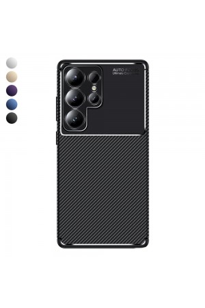 Samsung Galaxy S25 Ultra Kılıf Focus Carbon Silikon Kapak…