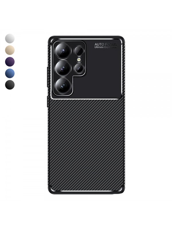 Samsung Galaxy S25 Ultra Kılıf Focus Carbon Silikon Kapak…