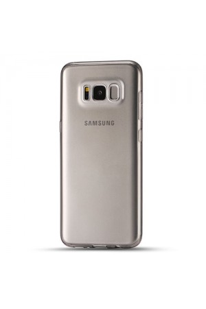 Samsung Galaxy S8 Plus Kılıf Soft Silikon Şeffaf-Siyah Arka Kapak…