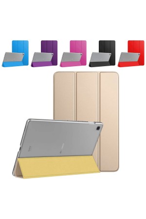 Samsung Galaxy Tab A T510/T515/T517 Standlı Smart Cover Tablet Kılı…