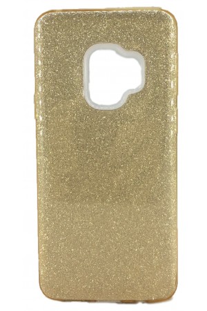 Samsung S9 (G960) 3in1 Simli Silikon Arka Kapak Gold…