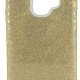 Samsung S9 (G960) 3in1 Simli Silikon Arka Kapak Gold