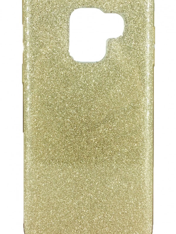 Samsung S9 Plus (G965) 3in1 Simli Silikon Arka Kapak Gold…