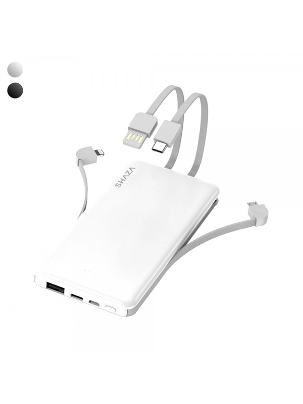Shaza SG1001 10.000 mAh 4in1 Kablolu Powerbank…