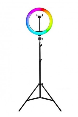 Soft Ring Light MJ33 13" 33cm RGB LED Halka Işık Tripodlu Selfi…
