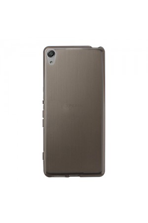 Sony Xperia X Kılıf Soft Silikon Şeffaf-Siyah Arka Kapak…