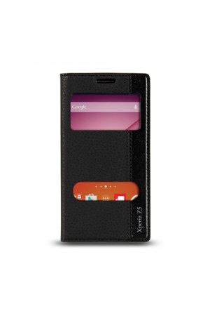 Sony Xperia Z4 Gizli Mıknatıslı Pencereli Magnum Kılıf Siyah…