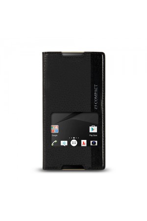 Sony Xperia Z5 Compact - Gizli Mıknatıslı Pencereli Magnum Kılıf …