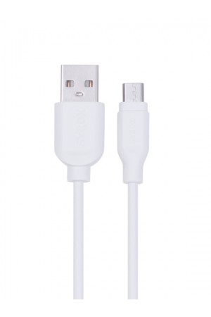 Syrox C67 Micro USB - USB Kısa Şarj Kablosu 2A 20cm - Beyaz