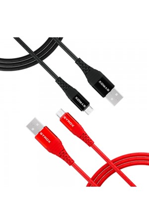 Syrox C89 Micro USB Metal Data/Şarj Kablosu 2.0A 1mt…