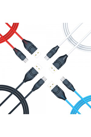 Syrox C98 Micro USB Flex Silikon Data/Şarj Kablosu 2.1A 1.1mt…