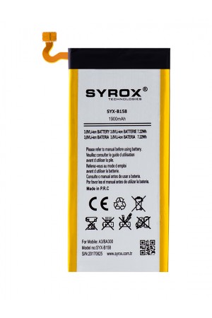 Syrox Samsung Galaxy A3 (BA300) Batarya 1900 mAh B158…