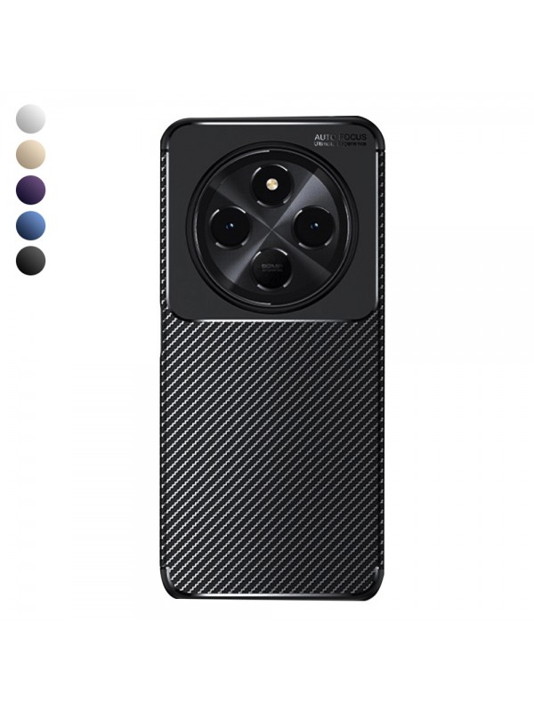 Tecno Spark 30 Kılıf Focus Carbon Silikon Kapak…