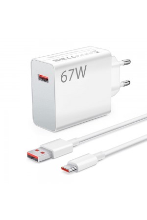 Tonex 67W USB-A to Type-C Kablolu Şarj Aleti…