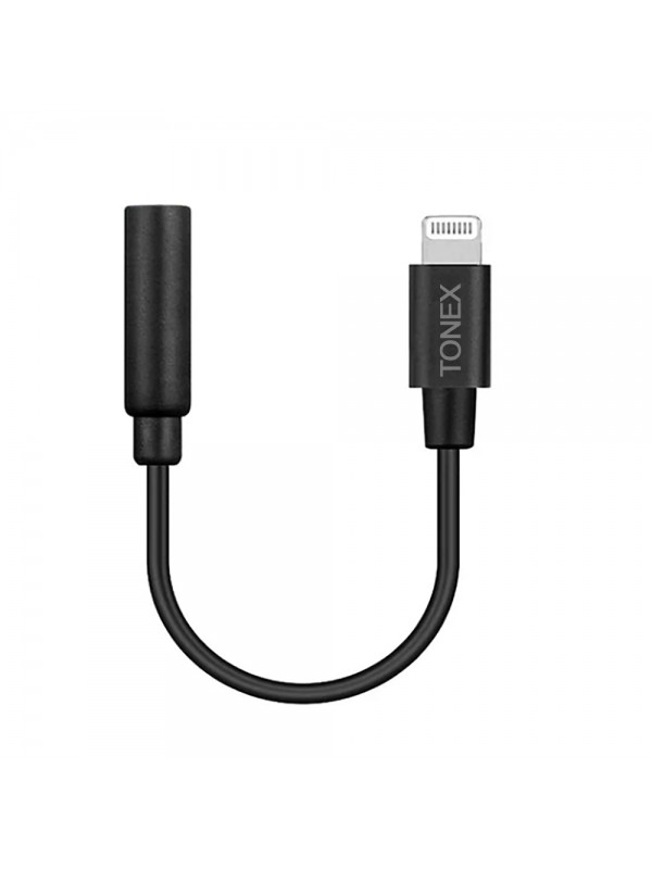 Tonex AX-01 Lightning 3.5mm Jack Dönüştürücü Kulaklık Kablosu Siyah…
