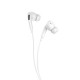 Tonex D4 Bass Earphones Mikrofonlu Kablolu Kulak İçi Kulaklık 3.5mm - Beyaz