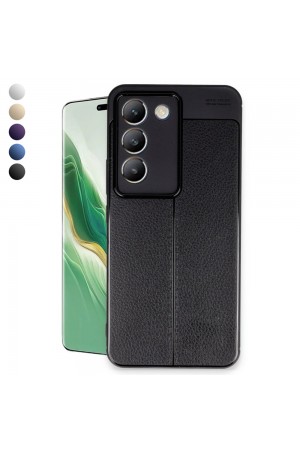 Vivo V30 Lite 4G Kılıf Auto Focus Deri Desen Silikon Arka Kapak…