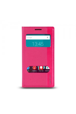 Vodafone Smart 7 Style Gizli Mıknatıslı Pencereli Magnum Kılıf Pe…