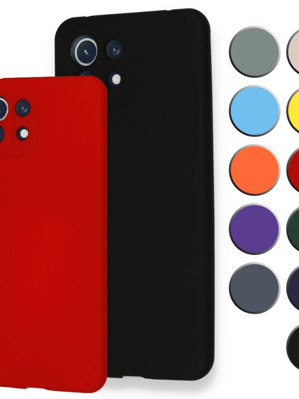 Xiaomi Mi 11 Lite Kılıf Kamera Korumalı Lansman Silikon Kapak…