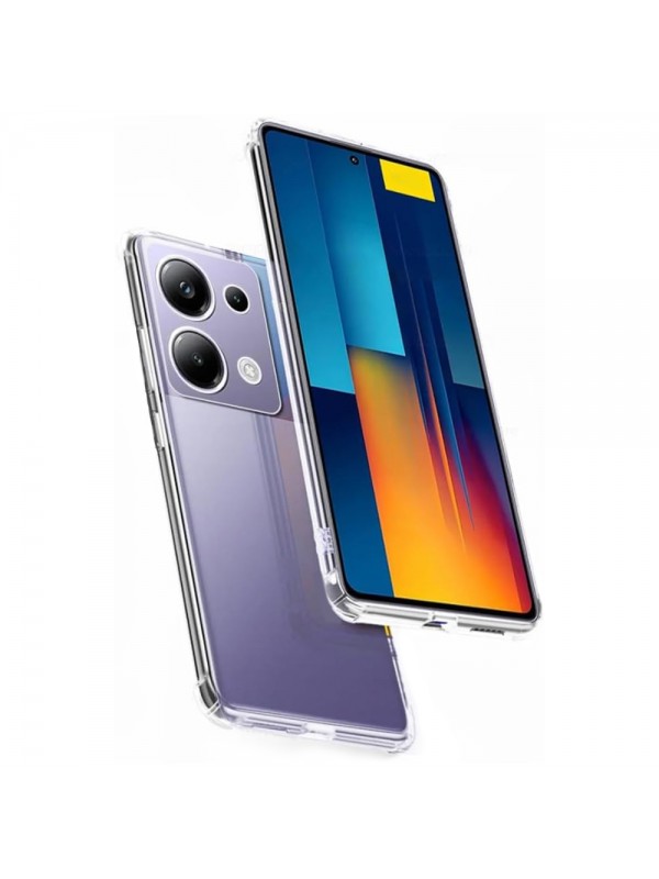 Xiaomi Poco M6 Pro Kılıf Kamera Korumalı Silikon Şeffaf Kapak…