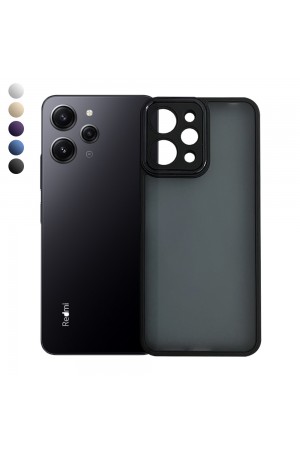 Xiaomi Redmi 12 Kılıf Freya Lazer Lens Kamera Çerçeveli Silikon Ka…