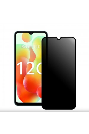 Xiaomi Redmi 12C Hayalet Privacy Gizli Cam Ekran Koruyucu