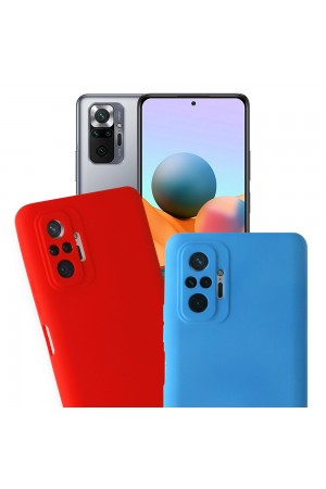 Xiaomi Redmi Note 10 Pro Kılıf Kamera Korumalı Lansman Silikon Kapak