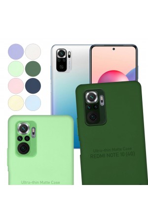 Xiaomi Redmi Note 10 / Redmi Note 10S Kılıf Kamera Korumalı Mat Ult…
