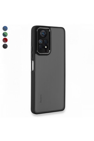 Xiaomi Redmi Note 11 / 11s Kılıf Freya Lazer Lens Kamera Çerçeveli Silikon Kapak