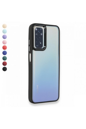 Xiaomi Redmi Note 11 / 11S Kılıf Luna Lens Kamera Çerçeveli Silikon Kapak