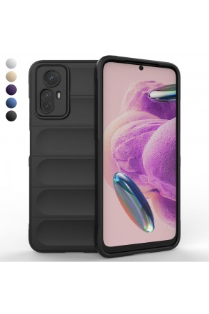 Xiaomi Redmi Note 12S Kılıf Optimum Lens Çerçeveli Silikon Kapak