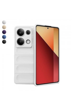 Xiaomi Redmi Note 13 Pro 4G Kılıf Optimum Lens Çerçeveli Silikon K…