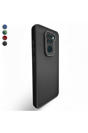 Xiaomi Redmi Note 9 Kılıf Freya Lazer Lens Kamera Çerçeveli Silikon Kapak