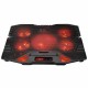 Mistral S45 Kırmızı Led 5fan Yükseklik Ayarlı Lcd Notebook Soğutucu Laptop Soğutucu 12/17