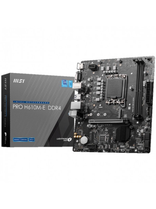 MSI PRO H610M-E DDR4 3200MHZ mATX 1700p&hellip;