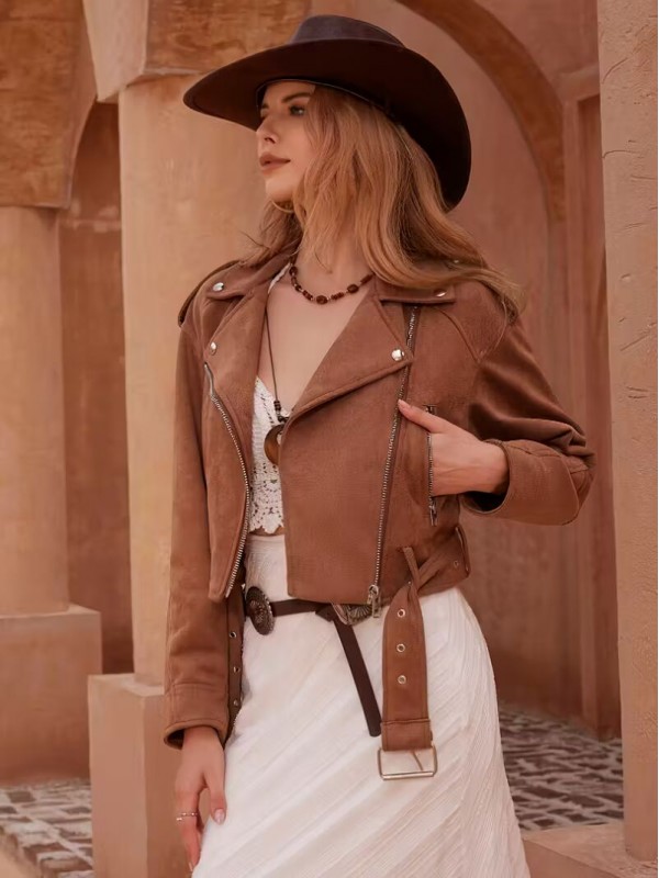 Zımbalı Kapanışlı Zarif Kahverengi Kışlık Mont&hellip;