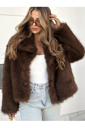 Suni Kürk Mont Uzun Kollu, Düğmeli… Suni Kürk Mont Uzun Kollu, Düğmeli…