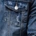 Erkekler İçin Çok Cepli Slim Fit Kot Ceket