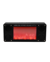 Alev Şömine Efektli Bluetooth Hoparlör Siyah