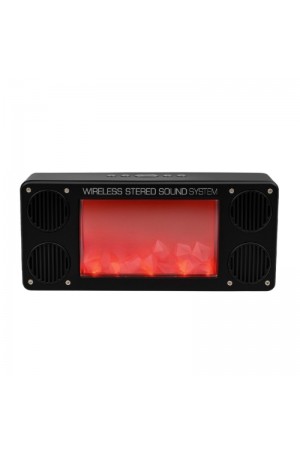 Alev Şömine Efektli Bluetooth Hoparlör Siyah&hellip;