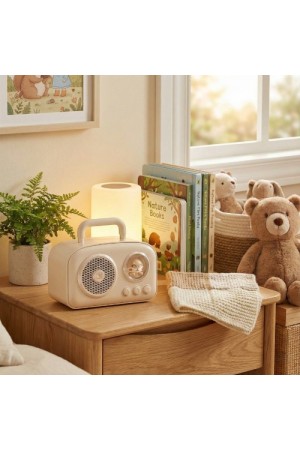 Sevimli Tasarımlı Taşınabilir Radyolu Bluetooth Hoparlör Bej&hellip;
