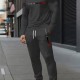Erkek 2 parça 3D Uzun Kollu T-Shirt ve Pantolon Seti
