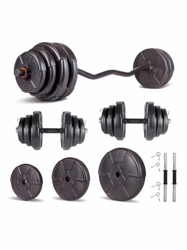 HERO Serisi 105 KG Dambıl Seti ve Halter Seti Ağırlık Fitness Seti…