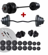 Spor 108 Kg Z Bar Halter Seti Ve Dambıl Seti Ağırlık Fitness Seti