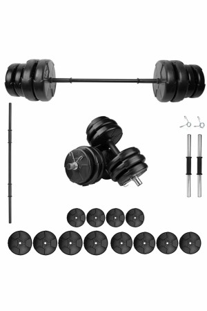 NORS Serisi 41 KG Dambıl Seti & Halter Seti Ağ...